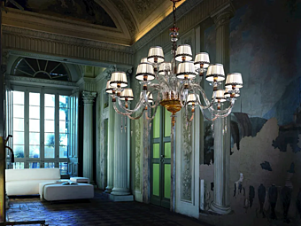 Люстра с кристаллами Сваровски Euroluce Lampadari Midha L12 6