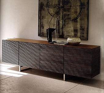 Комод Riga credenza 4 ante (base in metallo)