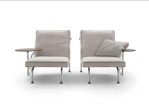 Дневная кровать с обитой спинкой из ткани FLEXFORM Ginger 02C921 фабрика FLEXFORM из Италии. Фото №8