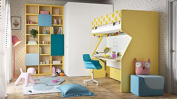 Детская мебель Nidi TIPPY YELLOW фабрика nidi из Италии. Фото №1