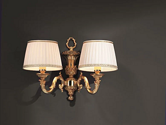 Настенный светильник с фиксированной arm из коллекции Impero Euroluce Lampadari 602 A2 с абажуром