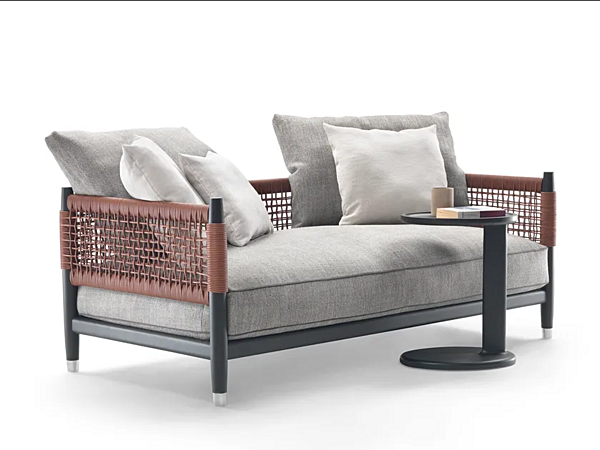 Диван на два места из кожи с съемным чехлом FLEXFORM PARKER 29503/29506 29513/29516 фабрика FLEXFORM из Италии. Фото №1