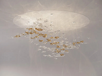 Светильник подвесной из стекла с LED подсветкой HABERDASHERY Sand & Sea . Rolling Wave 