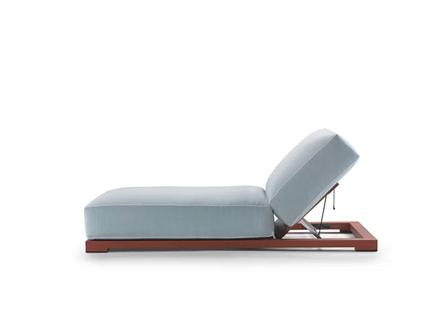 Шезлонг с регулируемой спинкой из текстиля FLEXFORM MILOS фабрика FLEXFORM из Италии. Фото №3