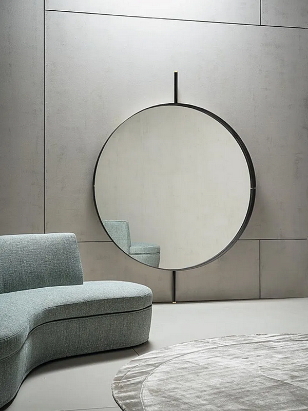 Круглое настенное зеркало из стекла CASAMILANO OBLO фабрика CASAMILANO из Италии. Фото №2