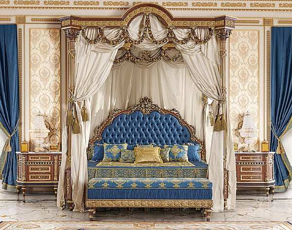 Большая классическая спальня Modenese Gastone фабрика MODENESE GASTONE из Италии. Фото №1