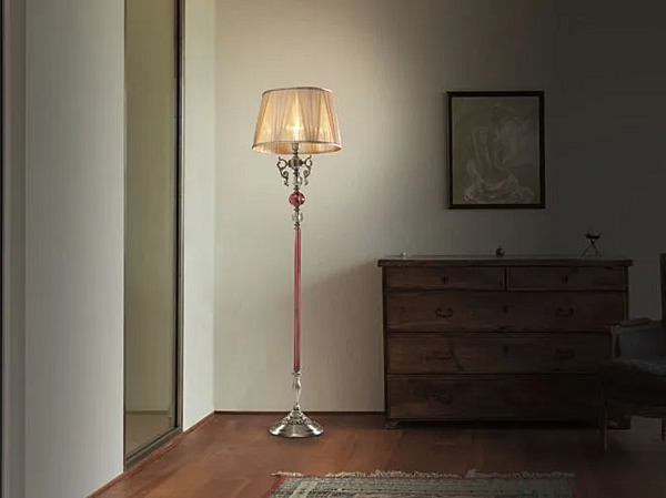 Торшер из металла с абажуром LYRA PT1 Euroluce Lampadari фабрика EUROLUCE LAMPADARi из Италии. Фото №1