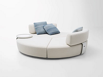 Круглый садовый диван с тканевой обивкой PAOLA LENTI Elianto B213A