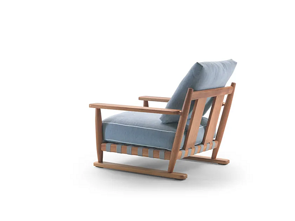 Кресло с подлокотниками из ироко FLEXFORM  Meriggio фабрика FLEXFORM из Италии. Фото №6