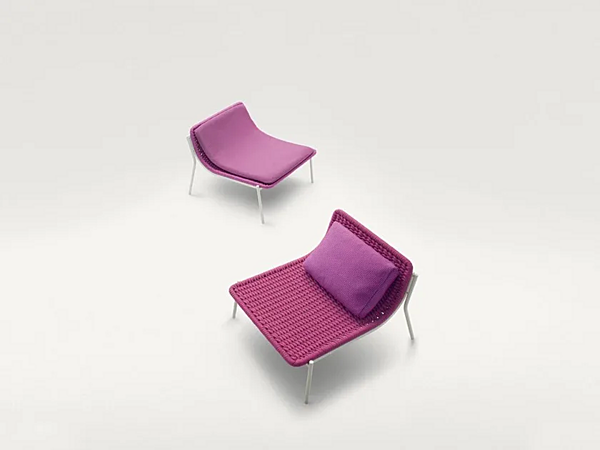 Кресло из текстиля PAOLA LENTI Baia B50B фабрика PAOLA LENTI из Италии. Фото №1