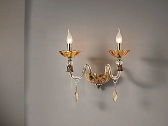 Настенный светильник с кристаллами из коллекции Bloom Euroluce Lampadari A2