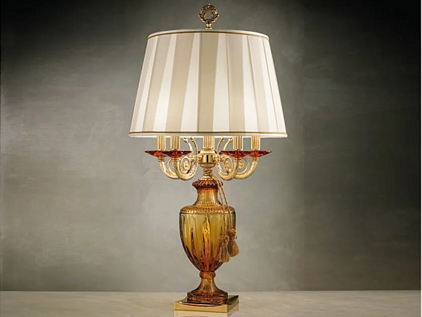 Настольная лампа из металла Zeus Euroluce Lampadari фабрика EUROLUCE LAMPADARi из Италии. Фото №1