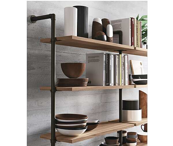 Современная деревянная кухня с островом LUBE CUCINE Provenza 5 фабрика LUBE CUCINE из Италии. Фото №2