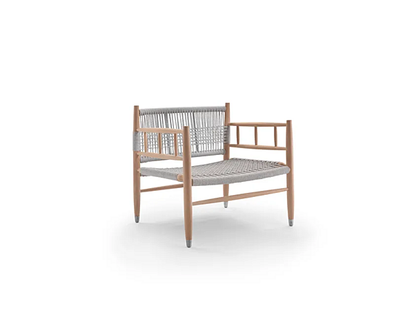 Кресло с подлокотниками из ироко FLEXFORM Lee Outdoor фабрика FLEXFORM из Италии. Фото №2