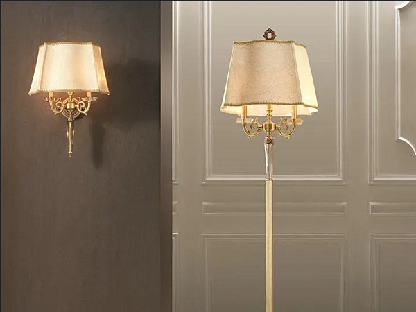 Настенное светильник из металла Ermes A2 1 Euroluce Lampadari фабрика EUROLUCE LAMPADARi из Италии. Фото №1