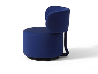 Кресло с подлокотниками из ткани CASSINA Tamburound