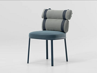 Стул с тканевой обивкой KETTAL Roll KS2300300 Стул с тканевой обивкой KETTAL Roll KS2300300 фабрика KETTAL из Италии