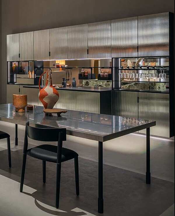 Кухня итальянская современная CESAR CUCINE N_elle NEWS EUROCUCINA Composition Three фабрика CESAR CUCINE из Италии. Фото №4