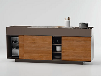 Кухня на открытом воздухе из алюминия KETTAL Outdoor Kitchen KS5702100 Кухня на открытом воздухе из алюминия KETTAL Outdoor Kitchen KS5702100 фабрика KETTAL из Италии