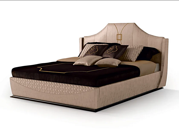 Кровать с обитой спинкой из ткани CARPANESE 7089 размера King Size 7089 фабрика CARPANESE из Италии. Фото №1