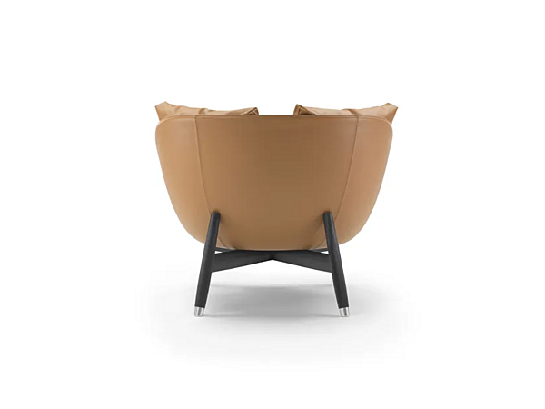 Угловое кожаное кресло с мягкой спинкой FLEXFORM Eri фабрика FLEXFORM из Италии. Фото №4