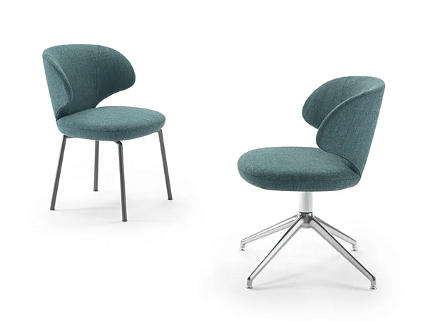 Кресло с обитой спинкой из ткани FLEXFORM Susanne 2A701 фабрика FLEXFORM из Италии. Фото №4