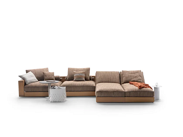 Секционный садовый диван из ткани FLEXFORM Hamptons фабрика FLEXFORM из Италии. Фото №5