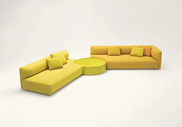 Модульный диван со съемным чехлом из ткани PAOLA LENTI WALT B153ADS/B153ASS/B153N фабрика PAOLA LENTI из Италии. Фото №2
