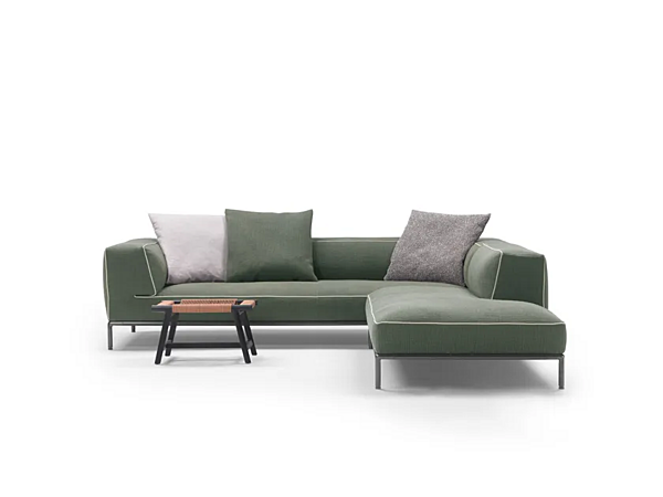 Секционный диван из ткани с мягкой спинкой FLEXFORM PERRY UP фабрика FLEXFORM из Италии. Фото №6