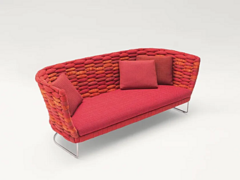 Диван на три места из полиэфирного волокна PAOLA LENTI Ami B32BE