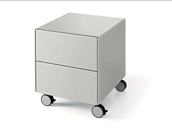 Офисный ящик на колесах из стекла и металла Gallotti&Radice Air Drawer Офисный ящик на колесах из стекла и металла Gallotti&Radice Air Drawer фабрика Gallotti & Radice из Италии