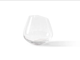 Стеклянная ваза из водяного стекла CASSINA H2D O V