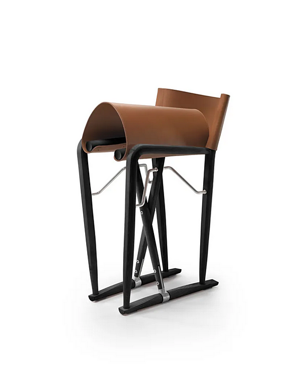 Складное кресло из натуральной кожи Luchino FLEXFORM 02C411 фабрика FLEXFORM из Италии. Фото №5