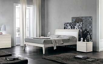 Кровать RIVIERA legno/ecopelle