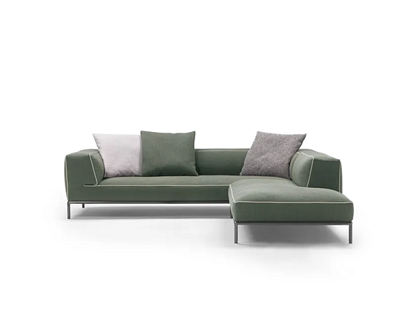 Секционный диван из ткани с мягкой спинкой FLEXFORM PERRY UP фабрика FLEXFORM из Италии. Фото №5