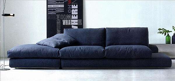 Прямой элитный диван от фабрики VIBIEFFE 810-Fly 3 фабрика VIBIEFFE из Италии. Фото №1