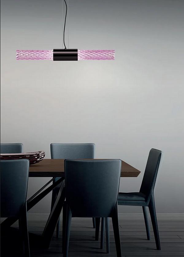 Подвесная LED люстра из хрусталя Euroluce Lampadari Gleam 2 фабрика EUROLUCE LAMPADARi из Италии. Фото №4