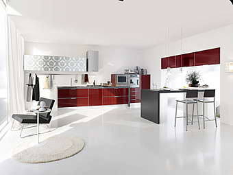 Кухня Brillant Bordeaux e Floreale