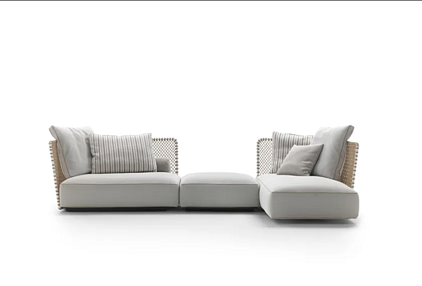 Угловой садовый диван из ткани FLEXFORM  Oasis Angular фабрика FLEXFORM из Италии. Фото №2