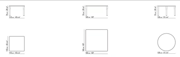 Прямоугольный деревянный стол из массива FLEXFORM KOBO фабрика FLEXFORM из Италии. Фото №6
