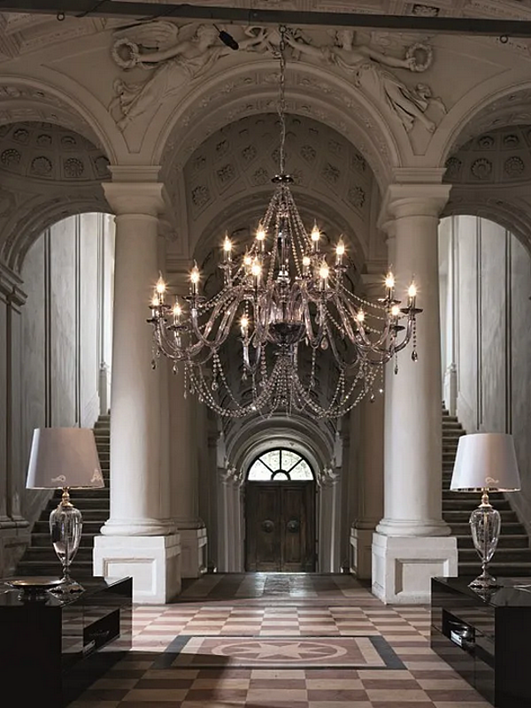 Люстра с кристаллами Сваровски Arcobaleno L12 6 Euroluce Lampadari фабрика EUROLUCE LAMPADARi из Италии. Фото №6