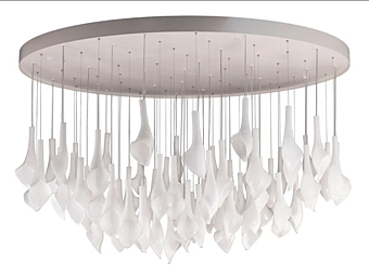 Подвесная лампа из муранского стекла ручной работы MULTIFORME DESTIN CHARME SS3390-120x75-W