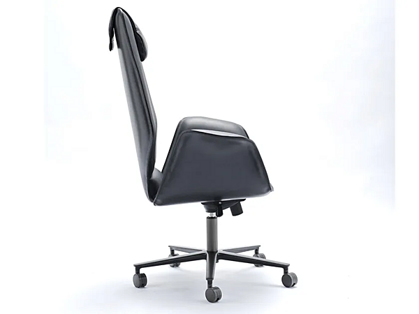 Кресло с обитой спинкой из кожи FASEM Fosca BIG TALL ABW фабрика FASEM из Италии. Фото №2