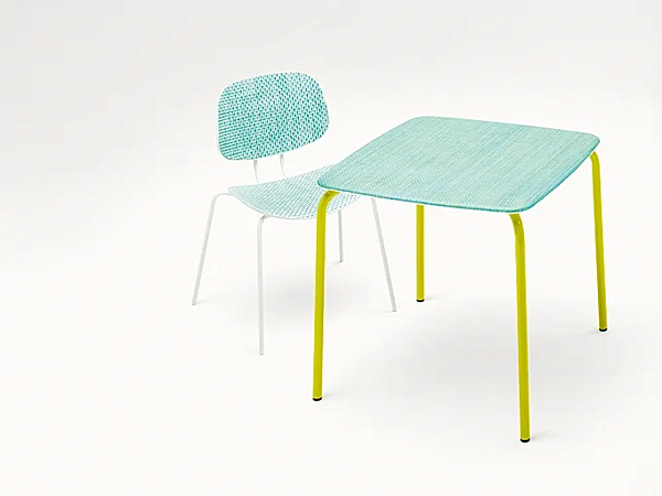 Складной квадратный садовый стол из алюминия PAOLA LENTI Lido B133TE фабрика PAOLA LENTI из Италии. Фото №2