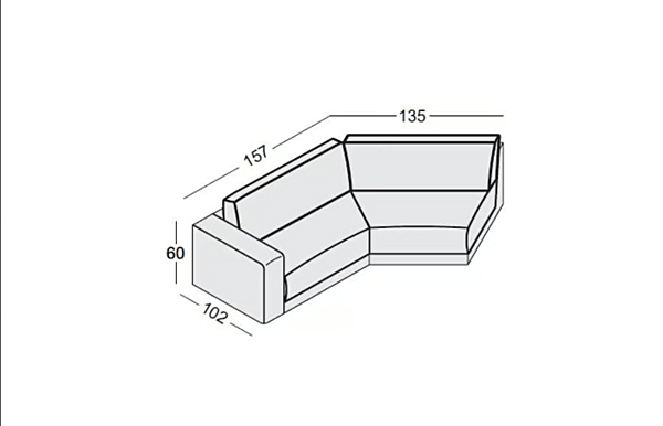 Секционный диван с тканевой обивкой CASAMILANO Suite фабрика CASAMILANO из Италии. Фото №30