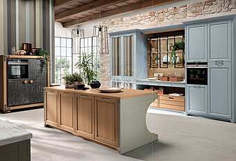 Кухня с островом из материала ASTER CUCINE Portrait IL DECORO