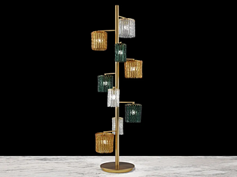 Напольная лампа из стекла Salix Glamour PT9 Euroluce Lampadari Напольная лампа из стекла Salix Glamour PT9 Euroluce Lampadari фабрика EUROLUCE LAMPADARi из Италии