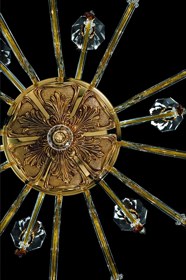 Люстра с кристаллами Сваровски Venere L12 6-top Euroluce Lampadari фабрика EUROLUCE LAMPADARi из Италии. Фото №3