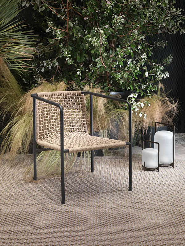 Кресло с подлокотниками из нержавеющей стали и ПВХ FLEXFORM OTTAVIA 2A0C1 фабрика FLEXFORM из Италии. Фото №5