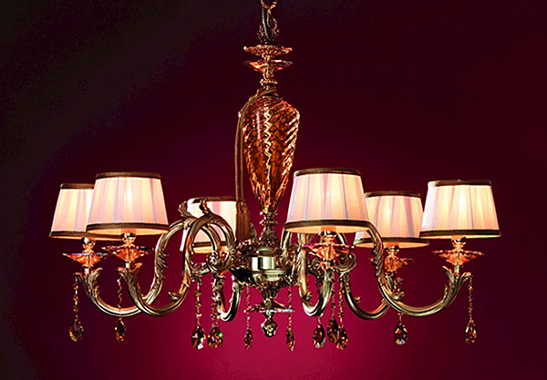 Люстра с кристаллами Сваровски Impero L8 от Euroluce Lampadari фабрика EUROLUCE LAMPADARi из Италии. Фото №2